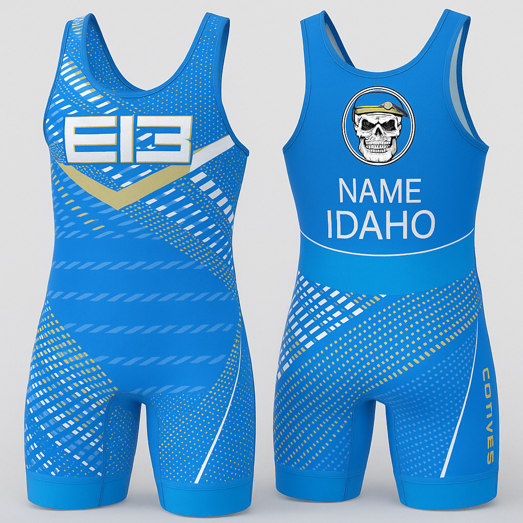 EIE 25 singlet blue