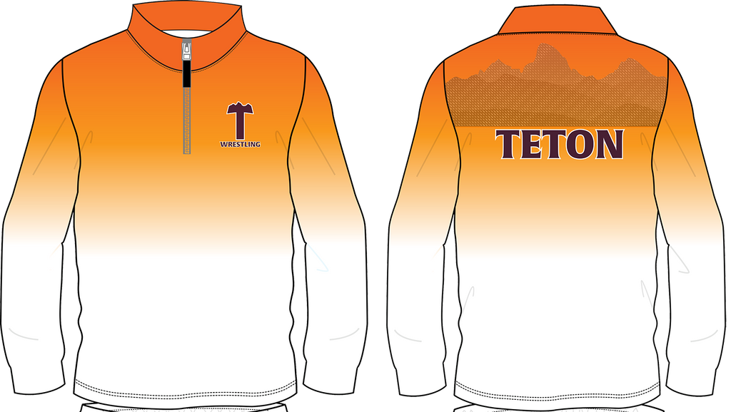Teton wrestling 1/4 zipper
