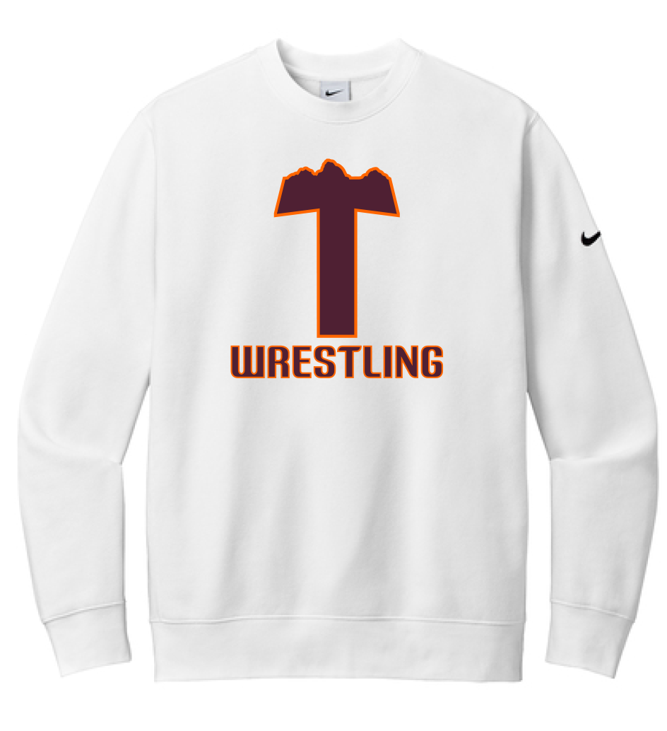 Teton wrestling Nike crewneck WITH NAME